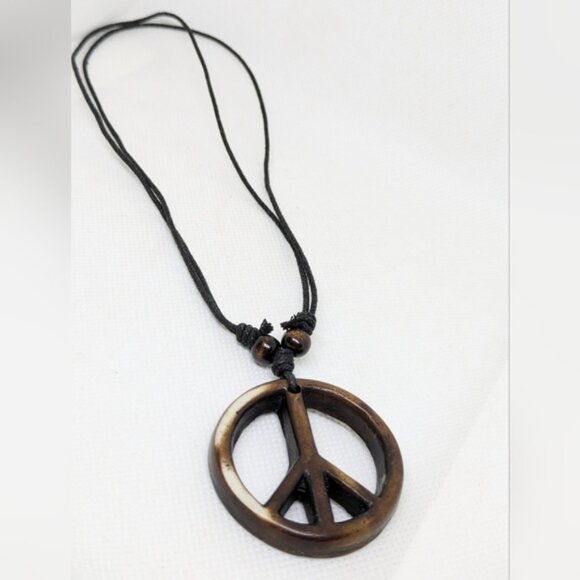 Other - New Hippie Peace Necklace Vintage Inspired Unisex Men Women Boho Bohemian